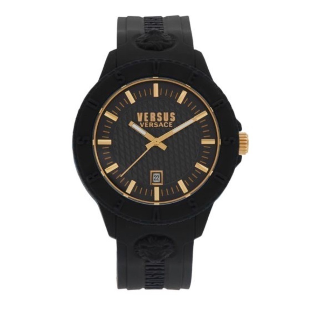 VERSUS VERSACE43MM Stainless Steel & Silicone Watch 🆕🔥🔥🆕
